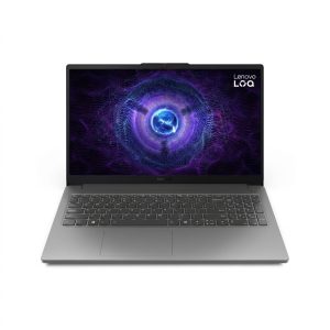 لپ‌تاپ لنوو مدل LOQ 15IAX9E با پردازنده Core i5-12450HX و گرافیک RTX2050 4GB، رم DDR5 16GB با فرکانس 4800MHz، حافظه SSD با ظرفیت 512GB، نمایشگر 15.6 اینچ IPS با وضوح Full HD و نرخ به‌روزرسانی 144Hz، دارای نور پس‌زمینه کیبورد